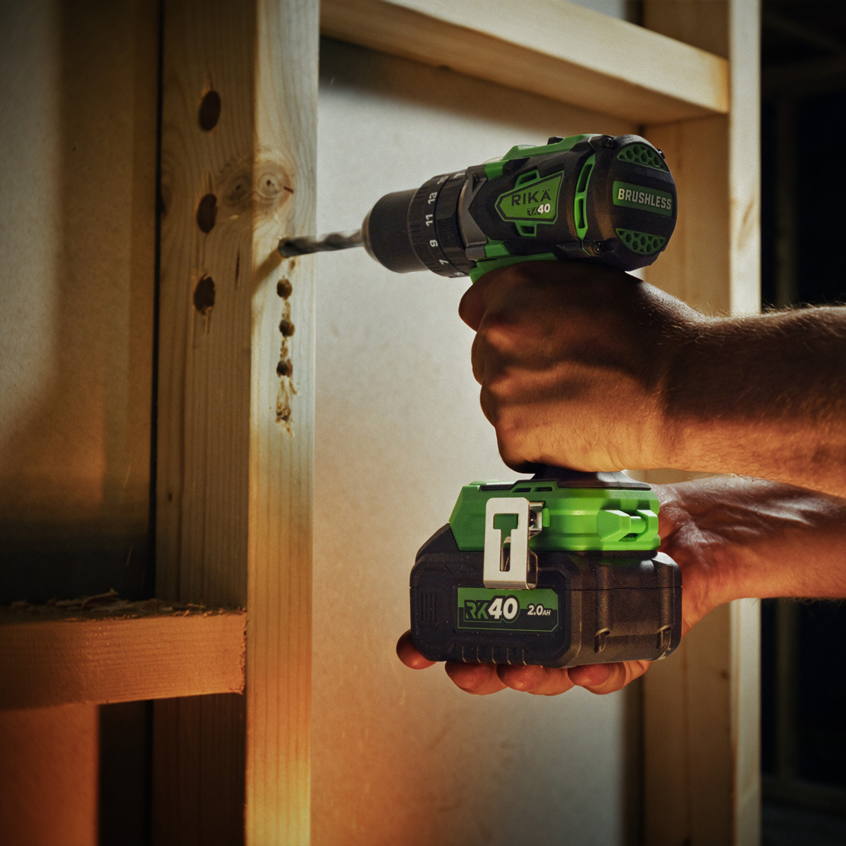 Rikä RK40 40V Cordless Compact Combi Drill | 79Nm | Brushless Motor | Body Only
